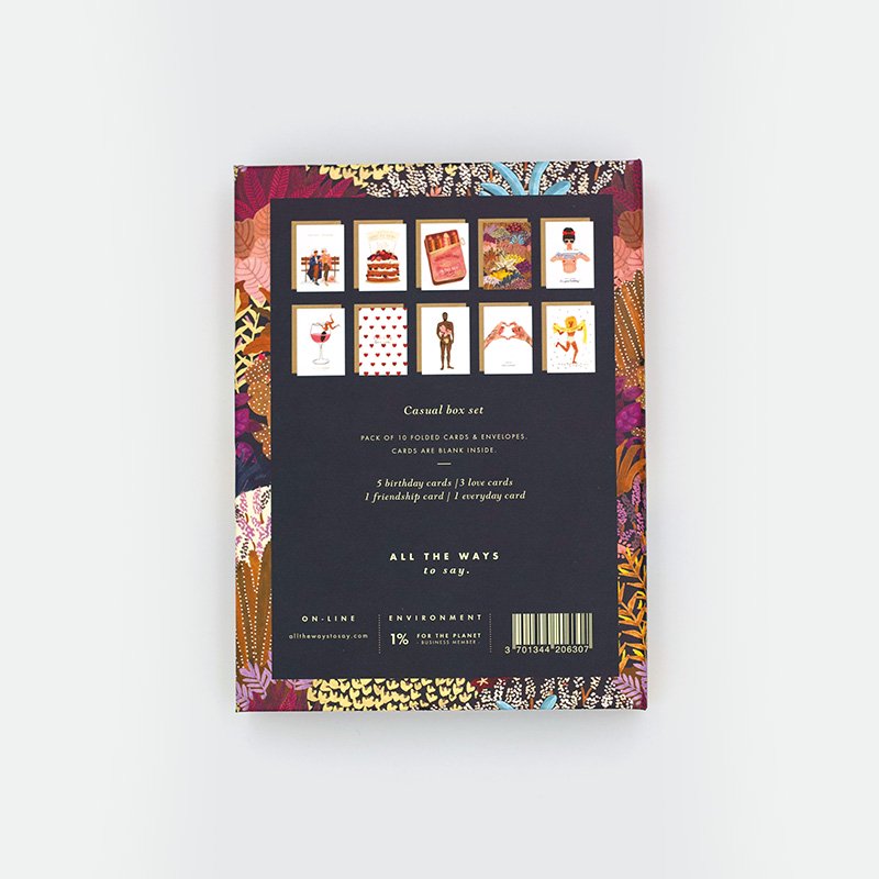 Casual Box - 10 cartes de vœux