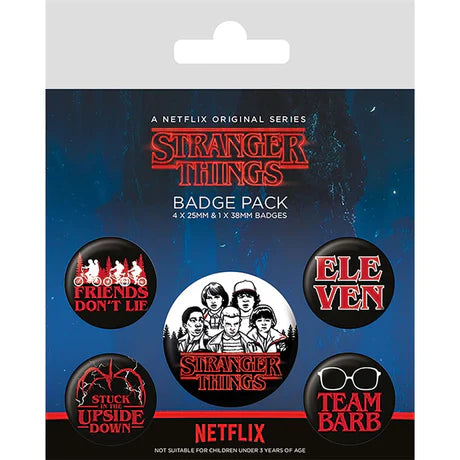 Pyramid International Badge Épingle Stranger Things – 4 Boules De Feu, Taille Unique, Collection