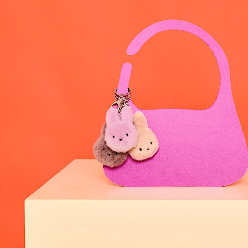 Miffy Fuzzy Keychain