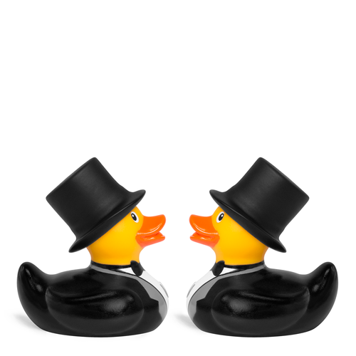 Mini-eendjes bruidegom & bruidegom