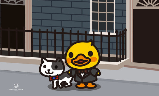 Gentleman duck key door