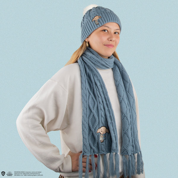 Dobby Hat and Scarf Set