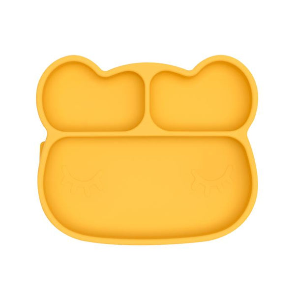 Assiette en Silicone Ours Jaune