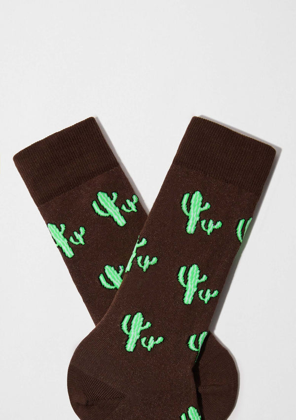 BeCactus Brown Socks