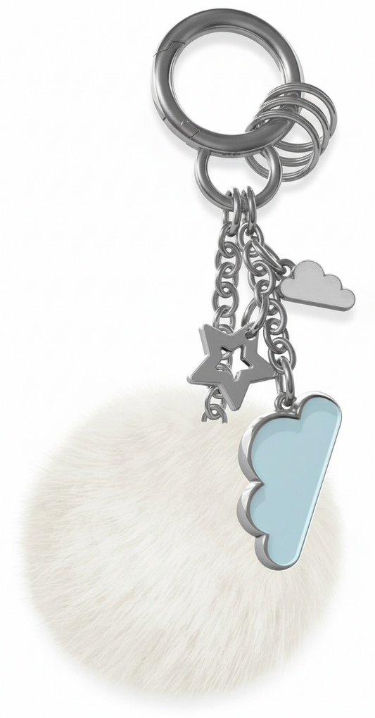 Blue cloud bag jewelry