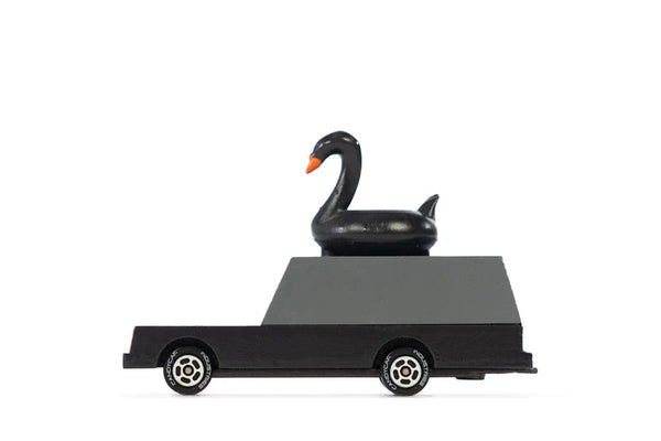 Candycar World Houten Auto - Zwarte Zwaan