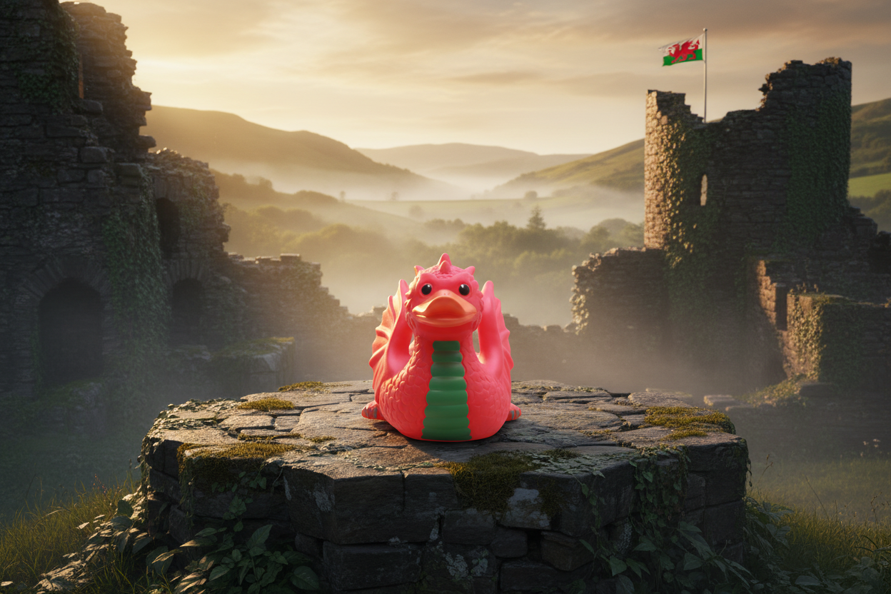 Welsh Dragon Duck