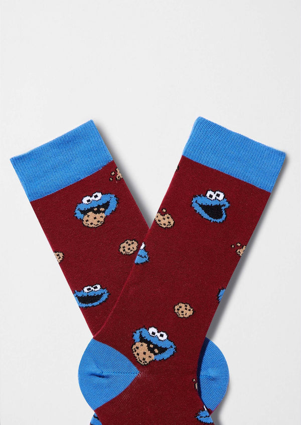 BeSesameStreet Cookie Monster Burgundy