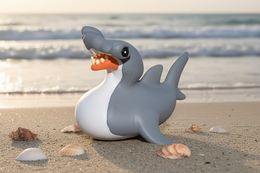 Hammer shark duck