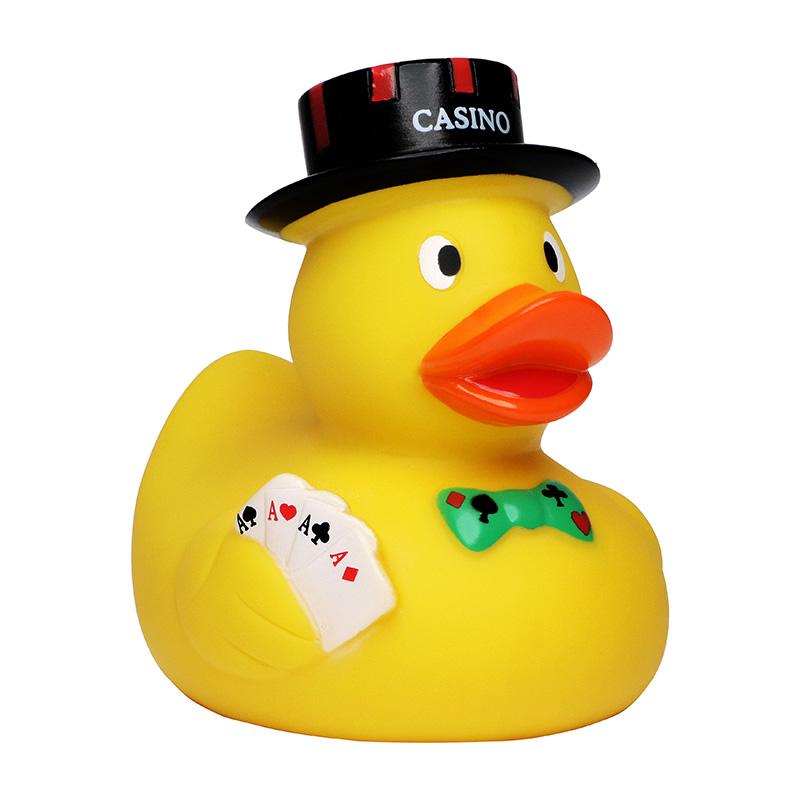Duck poker player