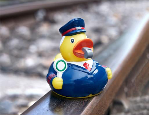 Canard Conducteur de Train
