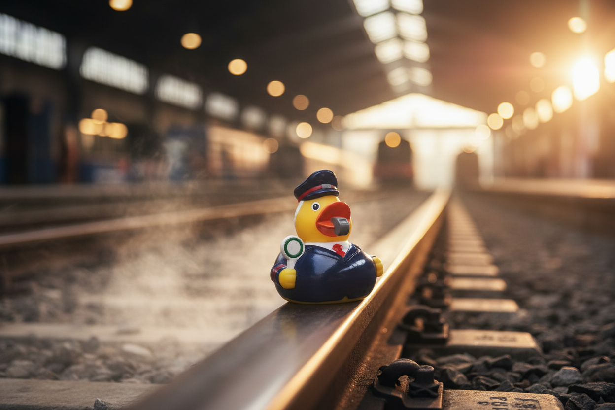 Canard Conducteur de Train