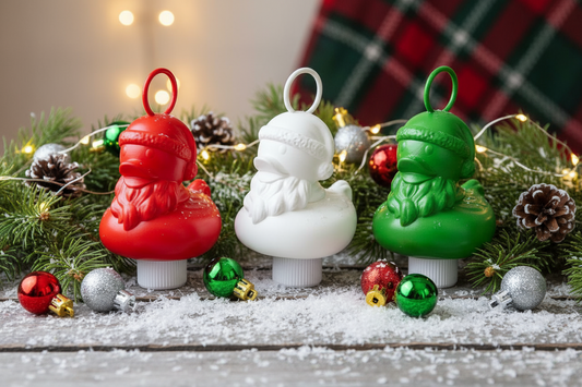 Duck Santa Claus Duck for Duck Fishing