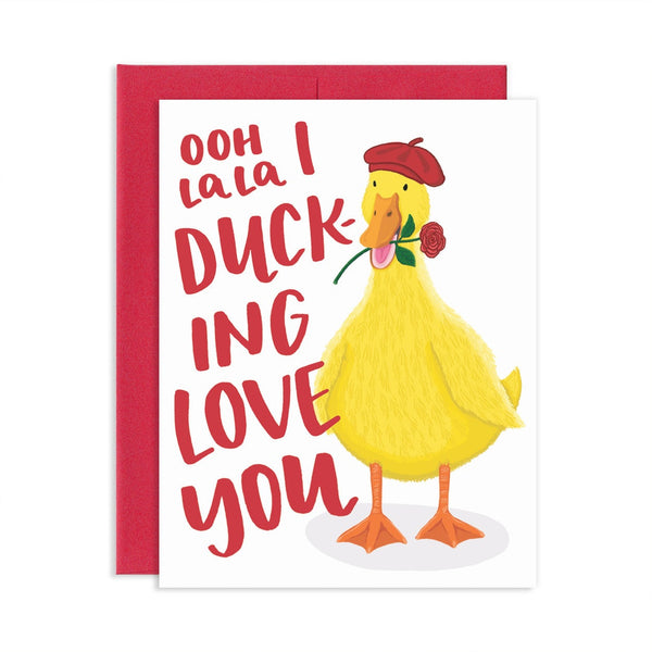 Lieve eend wenskaart