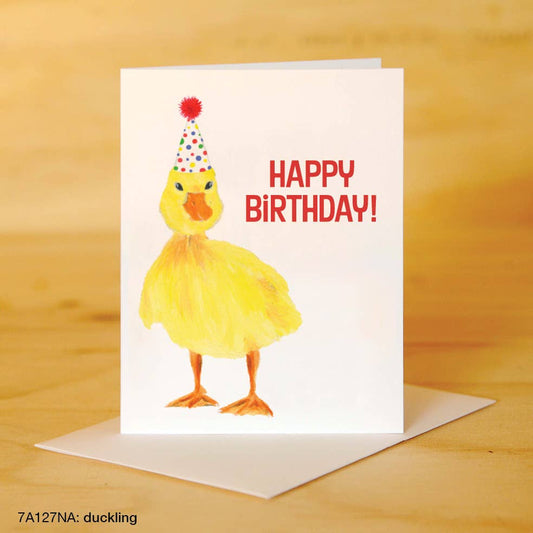 Duck birthday card