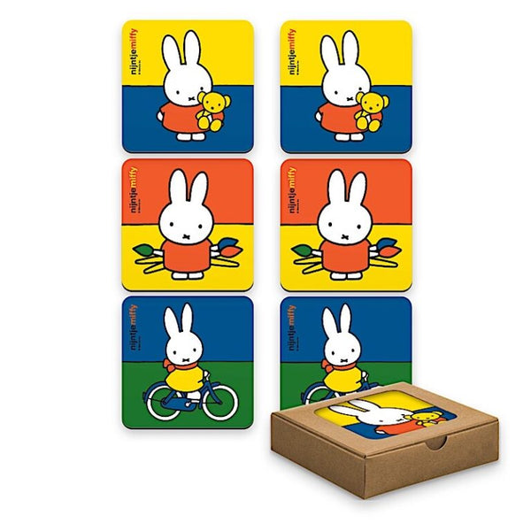 Miffy Konijn Onderzetters 6-pack