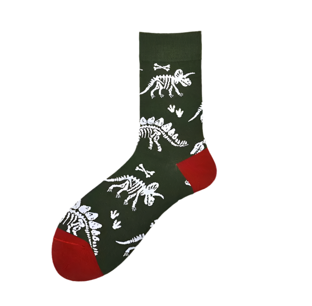 Dinosaur Fossil Socks