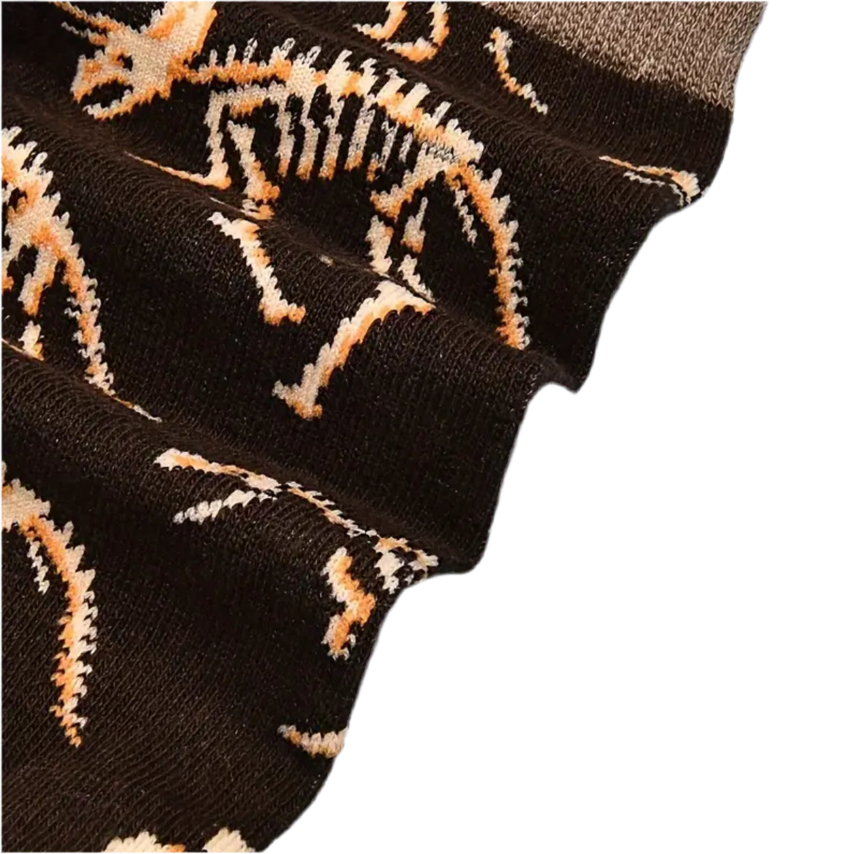 Dinosaur Fossil Socks