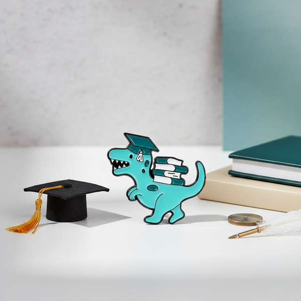 Bibliofiele T-Rex-speld