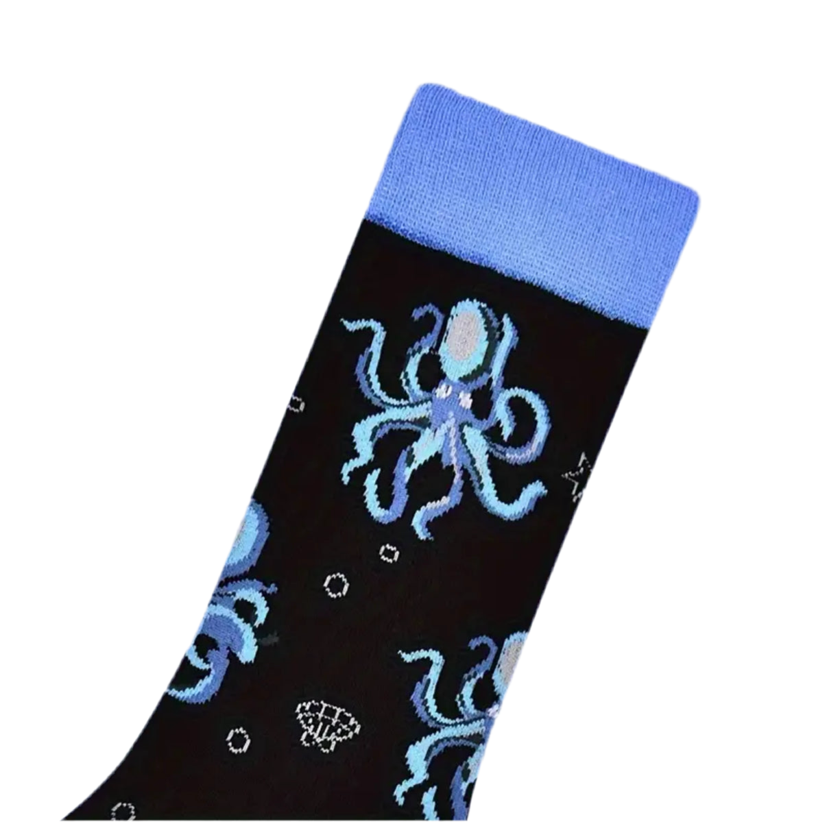 chaussettes poulpes bleus mrcol