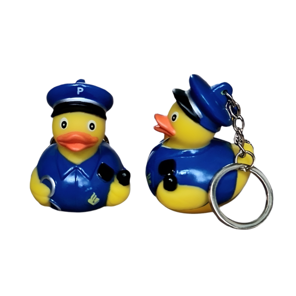 Politie-eend sleutelhanger
