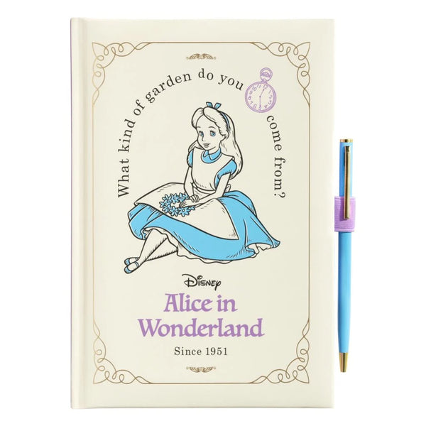 Notitieboekje met pen - Alice in Wonderland