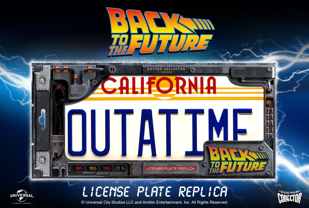 Back to the Future-kentekenplaat - Outatime