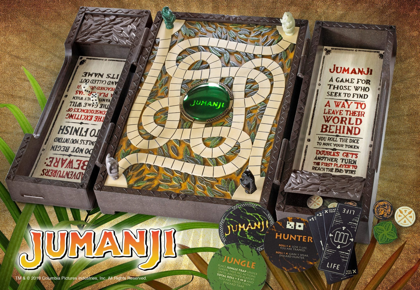 Réplique de collection du plateau de jeu Jumanji