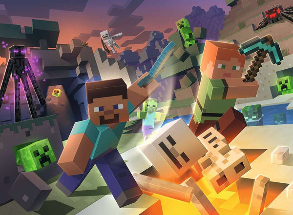 Minecraft-puzzel - Minecraft-monsters
