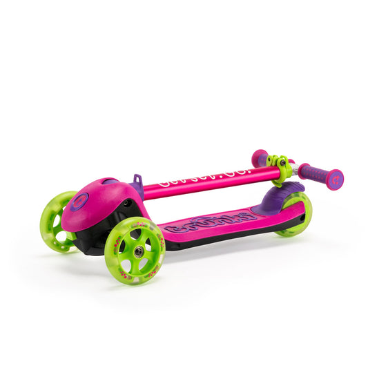 Trunki Trottinette pliante à 3 roues - Petite 2-5 ans (Rose)