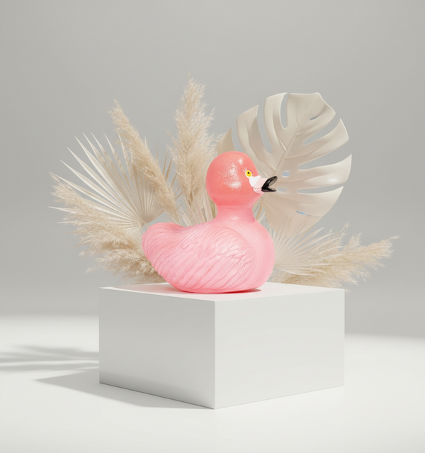 Roze Flamingo Eend
