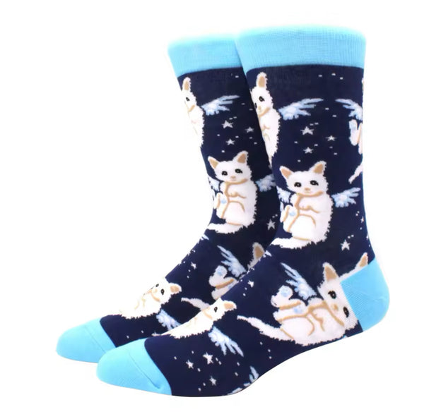 Chaussettes Chats Ailés