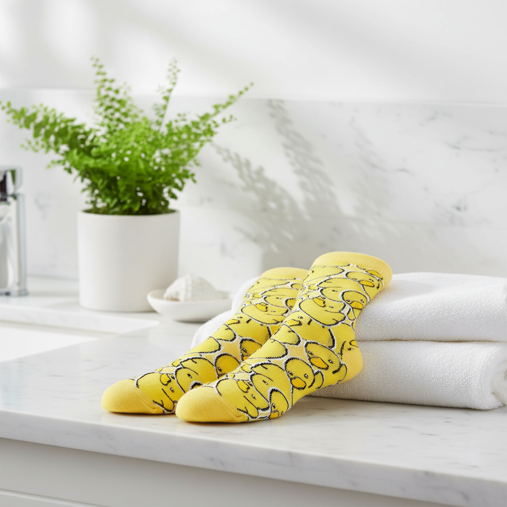 Chaussettes Canards Jaunes