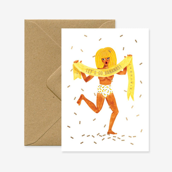 Let's go bananas - Carte de voeux