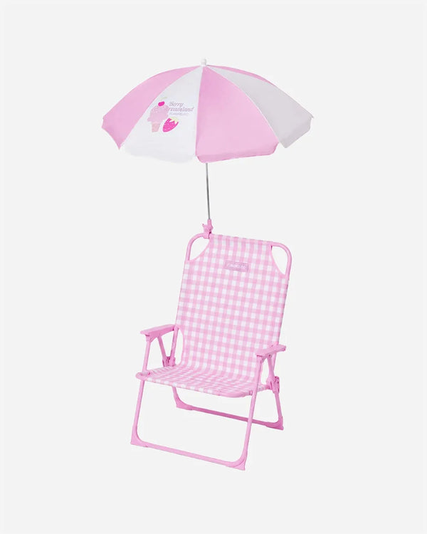 Children's Beach Chair with Umbrella – FRAGOLA