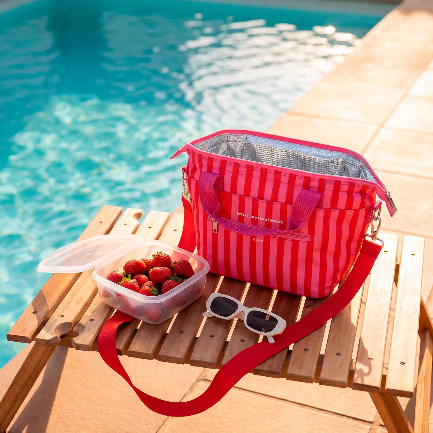 Sac Isotherme Porte-Aliments « Better late than hungry » – Fisura – vue 6