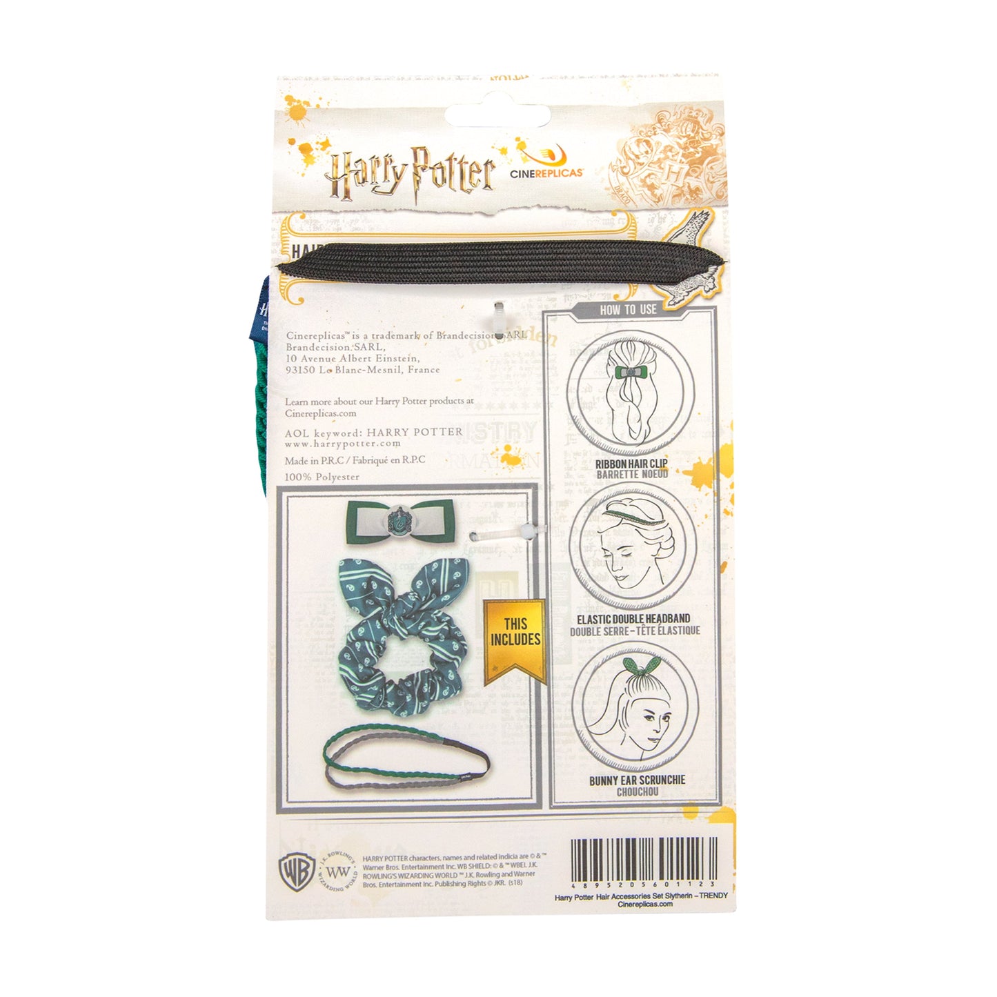 *Set de 3 Accessoires Cheveux Serpentard Trendy