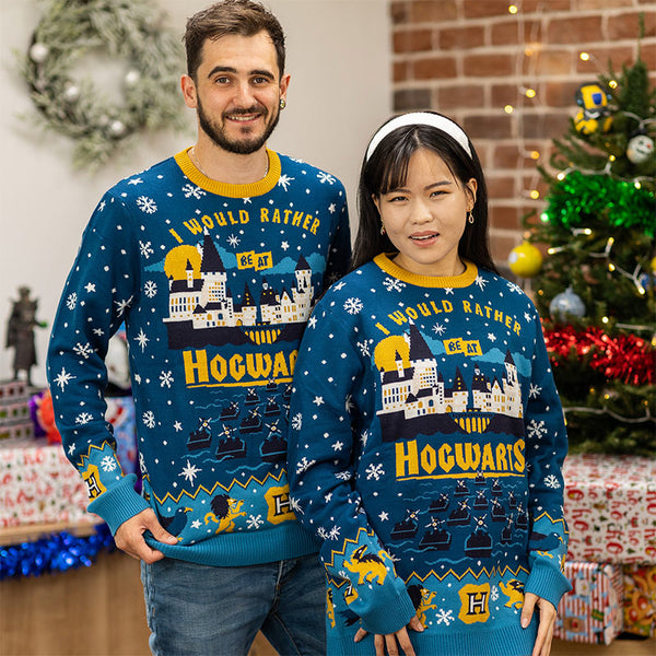 Pull de Noël Harry Potter - Poudlard