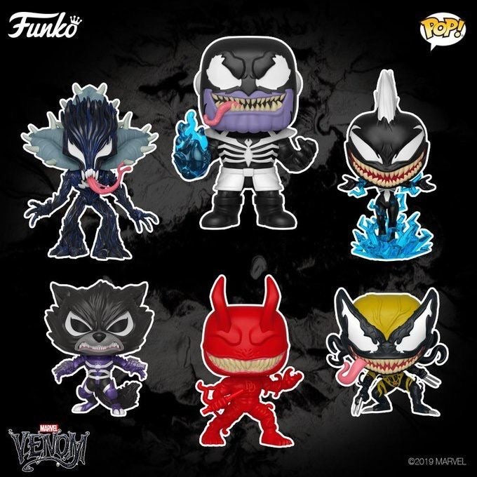 marvel venom pop n 510 venomized thanos gitd special edition