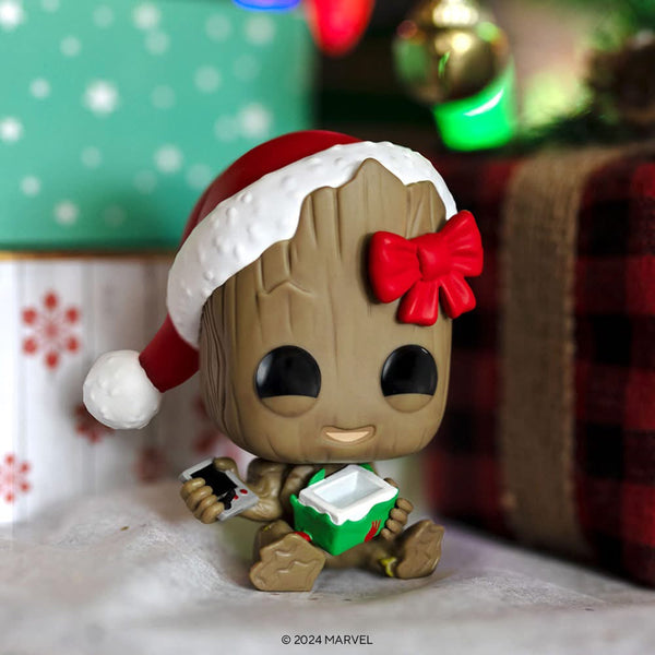Funko Groot avec Cadeau (Holiday) – Marvel