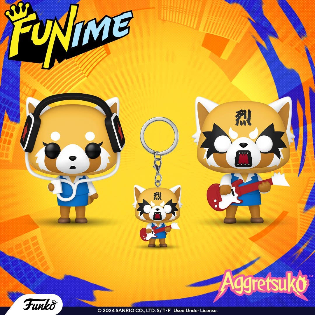 Pop! Aggretsuko with Headphones