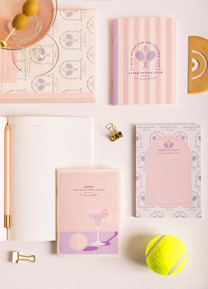 After Tennis - Notebook A5