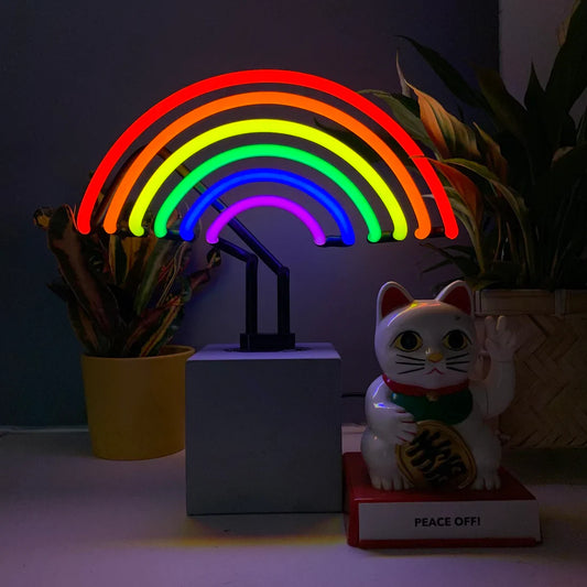 Rainbow neon lamp