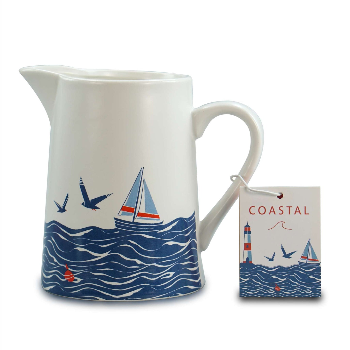 Coastal Ceramic Pitcher – 500 ml