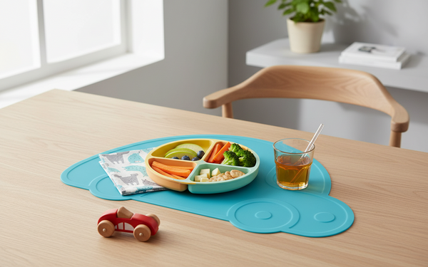 Kinderplacemat met automotief