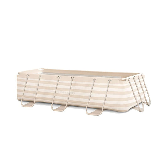 Frame Pool - Beige - Essence - With Filterpump & Stairs - 400 x 200 x 100 cm