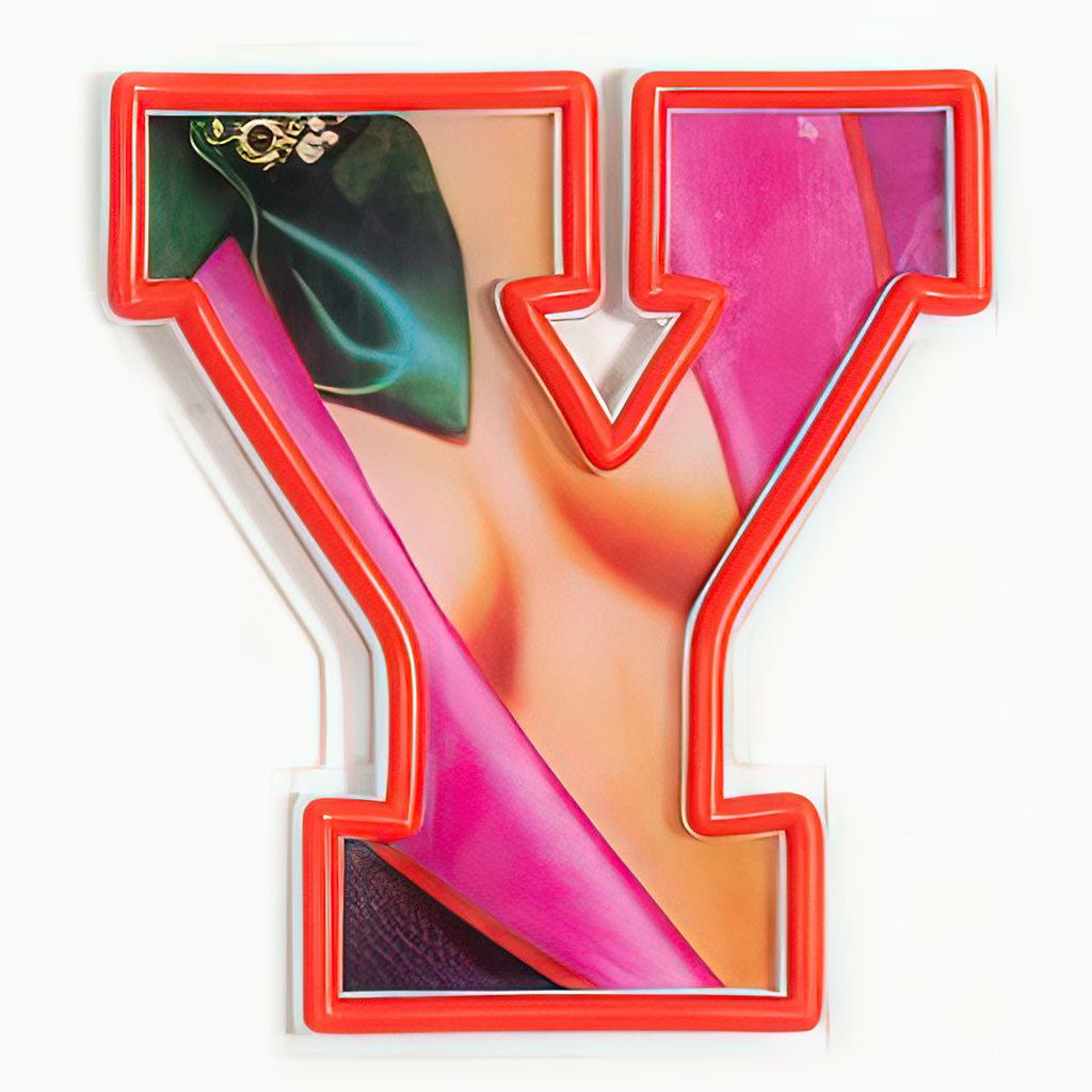 Playboy X Locomocean - Mot-symbole Playboy Néon LED rouge pour montage mural