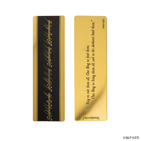The One Ring Metal Bookmark