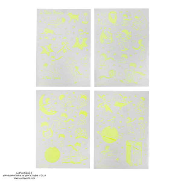 Autocollants Phosphorescent Le Petit Prince