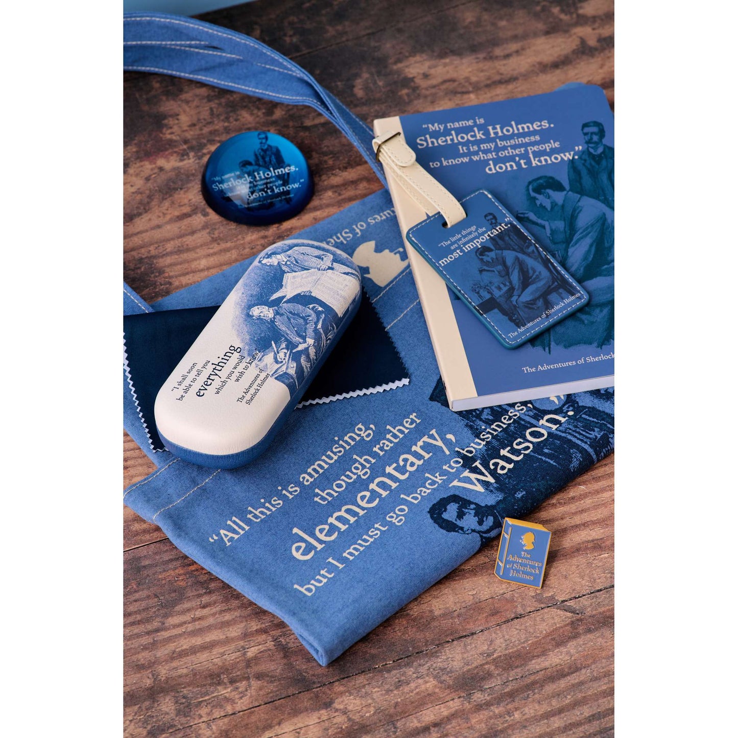 Pulteney Press Sherlock Holmes Luggage Tag